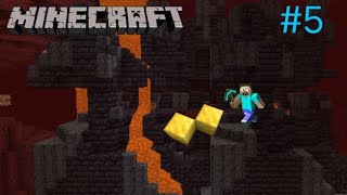 I FOUND 2 GOLD BLOCK IN BASTION  MINECRAFT GAMEPLAY 5 [upl. by Minor]