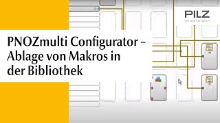 PNOZmulti Configurator  Ablage von Makros in der Bibliothek [upl. by Gnuj366]