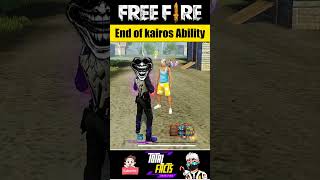 Kairos Ability Failed in Front of Poring Pet 🤫 End of Kairos Character Ability ❌ Free Fire [upl. by Cohla84]