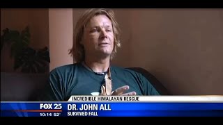 John All survives fall in crevasse in Nepal MyFoxBoston [upl. by Gabrielle]