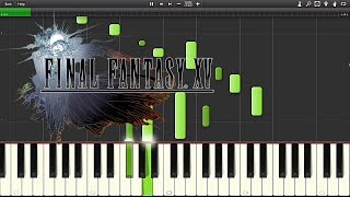 Final Fantasy XV  Stand By Me Piano Tutorial [upl. by Laundes]