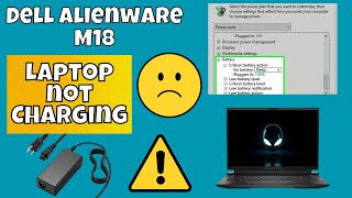 How to Dell Alienware M18 Not Charging Battery Windows1011 Dell Alienware M18 Common Solution ✅ [upl. by Niall]