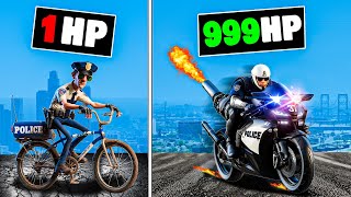 Upgrading to the FASTEST Police Bikes in GTA 5 [upl. by Jehu]