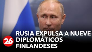 Rusia expulsa a nueve diplomáticos finlandeses en respuesta a medida similar de Helsinki [upl. by Odnalro820]