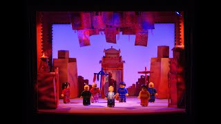 Arabian Nights opening  Disneys Aladdin the musical Set Model [upl. by Bell]