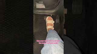 Try to wear closedtoed shoes when actually driving car carsoft driving manual tips skills [upl. by Belayneh909]