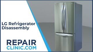 LG Refrigerator Disassembly [upl. by Irish]