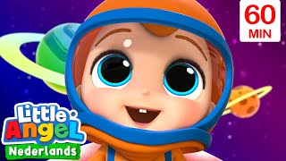 Baby John wil een astronaut worden  Kinderliedjes met Baby John  Little Angel Nederlands [upl. by Ardnael309]