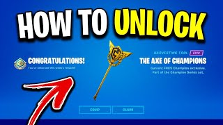 How to get the OG FNCS Pickaxe in Fortnite WORKING 2024 [upl. by Gabby]