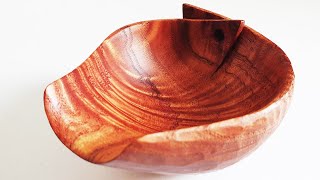 ON WOOD  woodworking  carving  Toona sinensis  curly  DAHA  다하  茶荷 [upl. by Servais]