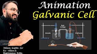 Electrochemistry  Galvanic Cell amp its working  JEE  NEET [upl. by Ahsilac]