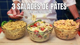 3 SALADES DE PÂTES  Des recettes rapides qui goûtent lété pour tous les goûts [upl. by Bergquist945]