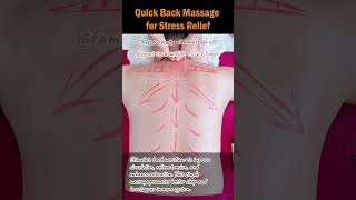 Quick Back Massage for Stress Relief backmassage painrelief stressrelief holistichealth [upl. by Fernando391]