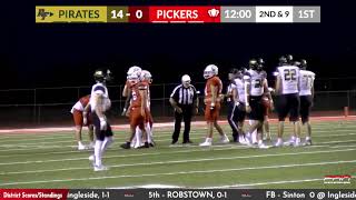 15AAAA Division II Football RockportFulton Pirates vs Robstown Cotton Pickers [upl. by Ettennig]