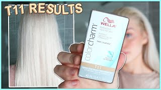 TESTING WELLA T11 LIGHTEST BEIGE BLONDE what does it actually look like [upl. by Lrak]