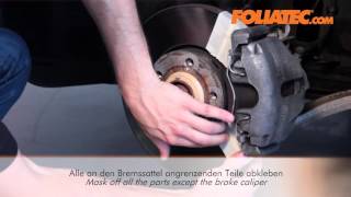 FOLIATEC video Brake Caliper Lacquer Set [upl. by Ianahs]