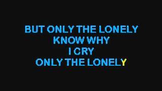 SC7504 10 Orbison Roy Only The Lonely karaoke [upl. by Esoj]