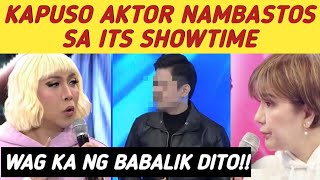 KAPUSO AKTOR NAMBASTOS UMANO SA ITS SHOWTIME MADLANG PIPOL NAGALIT [upl. by Elletnahs287]