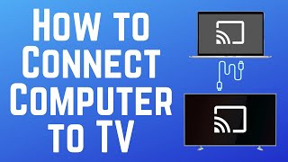 How to Connect Your Computer to the TV in 2 Ways 2024 [upl. by Aicnelav]