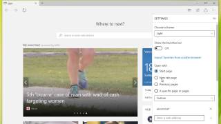 Windows 10  Setting your Home Page in Edge [upl. by Nnyliram]