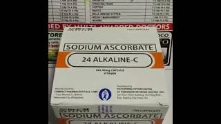 24 ALKALINE C SODIUM ASCORBATE [upl. by Adnarrim]