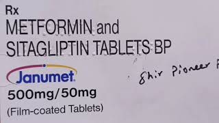 Janumet tablet uses in hindi  janumet 50500 tablet price  janumet 50 tablet dose  diabetes [upl. by Icaj177]