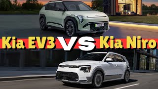 Kia Niro EV advance 2024 VS Kia EV3 Long Range 2024 [upl. by Areem]