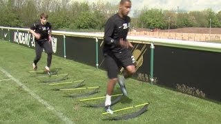 How to improve your speed stamina and strength  Soccer training drill  Nike Academy [upl. by Ajax910]