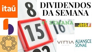 DIVIDENDO DA SEMANA  2110 A 3110 dividendos itub4 [upl. by Aurthur848]