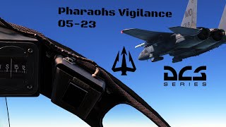 DCS World F15E Strike Eagle Pharaohs Vigilance 0523  Sinai Low Level SEAD Strikes [upl. by Bessy361]