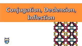 Conjugation Declension Inflection [upl. by Faubion]