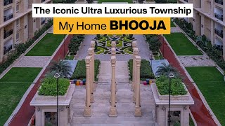 My Home Bhooja tour  Iconic ultra luxury gated community in Hitech city Hyderabad 4K [upl. by Jolynn663]