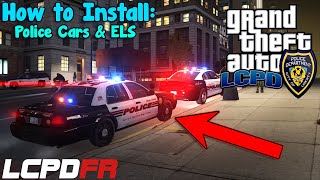 How to Install Police Cars and ELS For GTA 4 LCPDFR 2022 EASY WORKING 2024 [upl. by Eniretac]