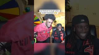 KAI CENAT AND KODAK BLACK FREESTYLE😂 kaicenant kodakblack subathon amp kaicenatshorts [upl. by Quintana858]