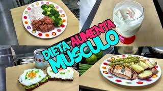 DIETA de 2500 CALORÍAS AL DÍA 🥑 para ganar MASA MUSCULAR 🤯 [upl. by Kalin]