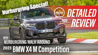 2023 BMW X4 M Competition Detailed review Nurburgring walkaround vlog POV [upl. by Ocirederf346]