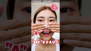 10secs Slim Nose Exercise To Reshape Nose Naturally shorts Nose facemassage [upl. by Orola]