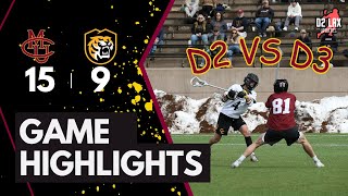 Colorado Mesa vs Colorado College  D2 vs D3 [upl. by Brod]