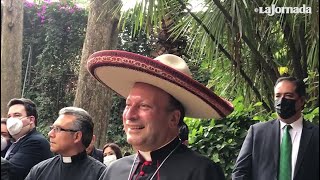 Despiden con mariachi al nuncio apostólico en México [upl. by Rivi]