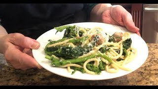 Pasta With Rapini And Sausage  MarysKitchenMtl [upl. by Mirabelle]