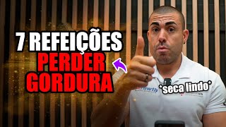 7 exemplos de refeições pra secar gordura [upl. by Koblick]