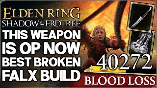 Shadow of the Erdtree  This Weapon  BROKEN Now  Best IMMORTAL Bleed Build Guide  Elden Ring DLC [upl. by Annaehr]