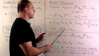 Example of Rational Canonical Form 1 Single Block [upl. by Esilegna568]