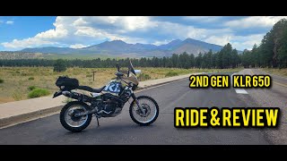 2nd GEN Kawasaki KLR650  Ride and Review [upl. by Aerdnu]