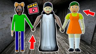 Granny vs Baldi vs Squid Game  funny horror school animation Compilation 5 [upl. by Sascha]