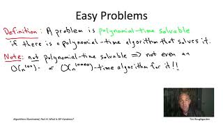 Algorithms for NPHard Problems Section 193 Easy and Hard Problems [upl. by Baler615]