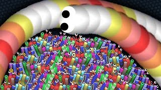 Slitherio 1 Troll Hacker Snake vs 97079 Snakes Epic Slitherio Gameplay [upl. by Novaj]