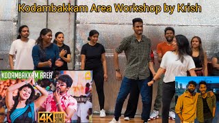 Kodambakkam Area Song Dance Workshop by Krish dancewithak thalapathy vijay nayanthara [upl. by Neenwahs310]