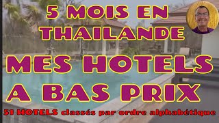 51 hotels à bas prix thailande infos visites à faire [upl. by Lurlene]