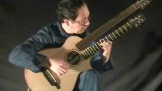 HARP GUITAR PHILIPPE FOUQUET LES FLEURS DE LAUBEwmv [upl. by Nickolaus]